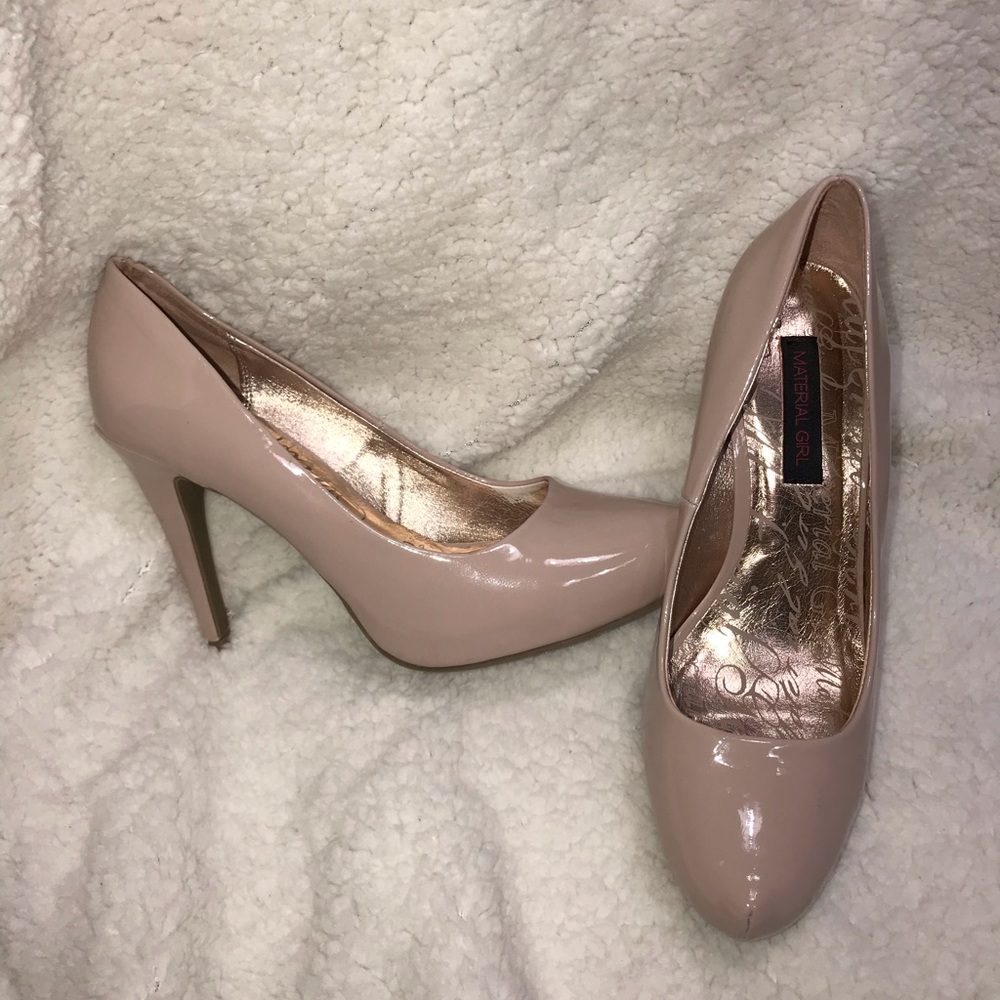 Material Girl Nude Pumps